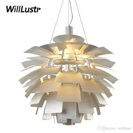 Aluminum Pendant Lamp Hotel Restaurant Dinning Hall Office Meeting Room shop Mall Bar Cafe Loft Lighting Pinecone Aluminum Suspension Lamp