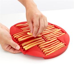 Baking Moulds Silicone Finger Shape Biscuit Molds DIY Chocolate Lollipop Mold Long Strip Cookie Baking Tray T2I5998