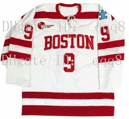 Custom BOSTON UNIVERSITY 9 JACK EICHEL Hockey Jersey Embroidery Stitched  Customize any number and name Jerseys - AliExpress