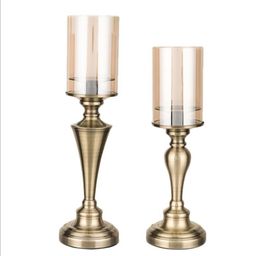 Metal Candle Holders Wedding Decoration Candle Pillar Holder Stand Europe Wedding Decor Party Decor