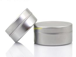 t Free Shipping 20g empty aluminium cream jars,cosmetic case jar,20ml Aluminium tins, metal lip balm containe