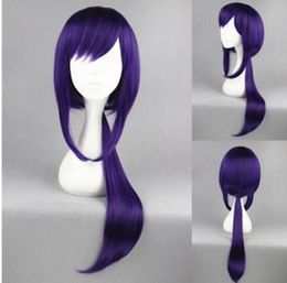 WIG LL HOT sell Free Shipping >>>>>> Animation Ludere deorum Protagonist Kusanagi Yui Purple Cosplay Party