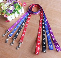 120cm Long High Quality Nylon Dog collars Pet Leash Lead for Daily Walking 1.0cm 1.5cm 2.0cm 4 Colours