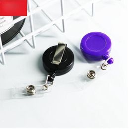 Retractable Lanyard ID Card Badge Holder Reels with Clip Keep Key Cell phone KeyChain Ring Reels 1500pcs T1I2064