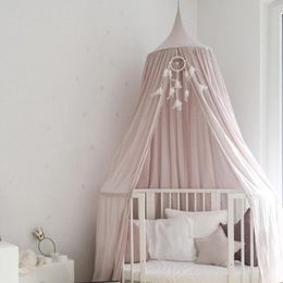 Kids Home Cotton Hanging Bedroom Bed Curtain Mosquito Net Canopy Baby Dome Tent hot