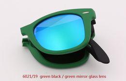 Wholesale-2019 New vintage square Foldable square Folding Sunglasseetro Vintage Sun Glasses Outdoor rd4105 Driving designer uv400 gafas