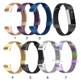 Metall-Ersatz-Milanese-Armband-Armband-Gürtel für Fitbit Alta-Armband HR für Fitbit Ace-Monitor-Smartwatch-Zubehör Fabrikverkauf