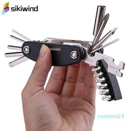 Wholesale-20 in 1 Bicycle Repair Tools Sets Multi Function Repair Mountain Road Bike Tool Kit Hex Wrench Cycle Steel Screwdriver Tools