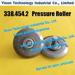 338.454.2 Agie A312 Pressure roller assy Ø0.10-Ø0.20mm for AC150,AC170,AC200,AC250,AC270 EDM Pressure roller complete for brake 338.454