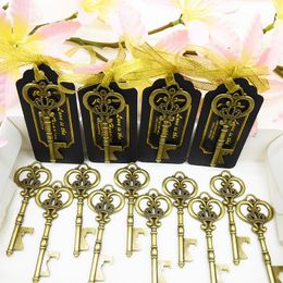 50 pcs small gift wed souvenir wine Key Bottle opener with chain holiday decoration party favor novelty pendant