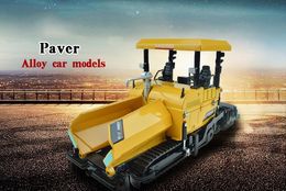 KDW Alloy Truck Model Toys, Pavers, Paving Machines, Big Size, High Simulation, for Party Kid' Birthday Gifts, Collectings, Home Decorations