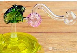 The frog football pot Wholesale Glass bongs Oil Burner Pipes Water Pipes Glass Pipe Oil Rigs Smoking Free Shipping