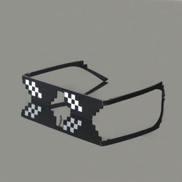 dt new thug life sunglasses men women pixelated funny party sunglasses brand designer funny eyeglasses vintage sun glasses