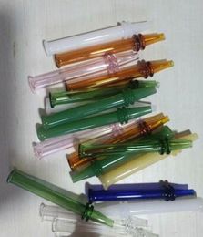 New Colour glass suction nozzle Glass bongs Oil Burner Glass Water Pipes Oil Rigs Smoking Free shopping