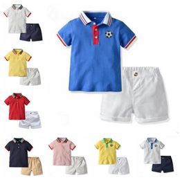 Baby Boys designer Clothing Set Summer boys Clothes Suit Shorts Sleeve Tops Shorts Outfit Children Casual Tracksuit boutiques clothing LT610