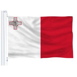 Malta Flag 90x150cm Hot Selling 68D Polyester Printed National Country Flags of Malta 5x3 Ft, free shipping