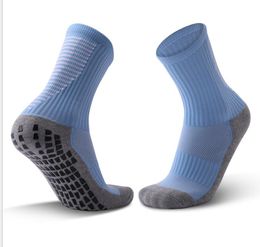 Thickened towel bottom socks Adult non-slip wearable football socks Comfortable breathable sports wow
