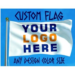 Custom Flag 4x6ft 120x180cm Customised Flags Banner 4x6 ft Custom Logo Colour 100% Polyester Printed Personalised Pattern Drop Shipping