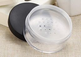 50G 50ml Empty Sifter Jar Loose Powder Blusher Puff Case Box Makeup Cosmetic Jars Containers with Sifter Lids SN307