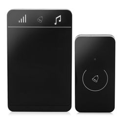 HD - 03 Portable Waterproof Wireless Doorbell Kit Touch Sensor Automatic Coding 150M Range with 52 Melodies 5 Volume Levels