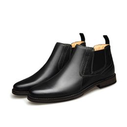-Gli uomini d'affari scarpe di cuoio Cowskin Martin Calzari progettista di alta qualità formale Slip-on di scarpa del partito del vestito da sposa Formato dei pattini US7.5-13