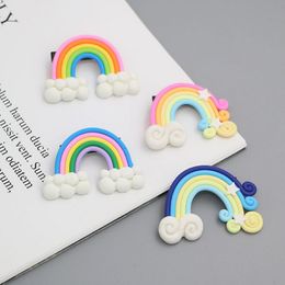 Cute Cartoon Rainbow Hair Clip for Children Kids Lollipop Slipper Duck Clip Barrettes Gift for Child Wholesale Price