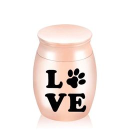 LOVE-Pet Cat Dog Bird Rabbit Pendant urn Small Animals Cremation Urn / Casket Keepsake Place at home30x40mm