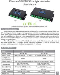 Freeshipping Artnet Ethernet to SPI/DMX pixel led light controller BC-216 DC5V-24V 3Ax16CH Support Artnet/Artnet and sACN E.1.31 protocol