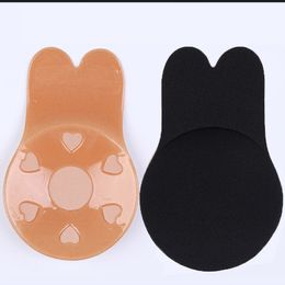 Self Adhesive Push Up Bra Thin Silicone Invisible Bra Nipple Cover Stickers Underwear Seamless Wedding Party Bikini Strapless Bra Pad 10