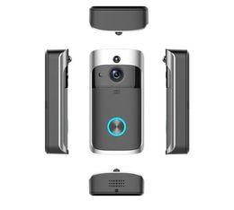 Video Doorbell, WiFi Smart Wireless Doorbell, 720P HD Security Home Camera Real-Time Video and Two-Way Talk with Phone Apps, Night Vision