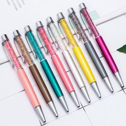 Metal Colorful Crystal Ballpoint Pens Creative Festive Advertising Gift Office School Business Hotel Bank Supplies