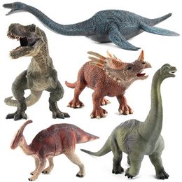 Kids Designer Toys Fashion Dinosaur Model Kids Desktop Decorations Static Dinosaur Toy Model Tyrannosaurus Rex Stegosaurus