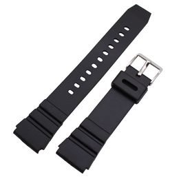 Men's Silicone Watch Strap Black 18|20|22MM Soft Rubber Strap Anti-Sweat Waterproof Bracelet