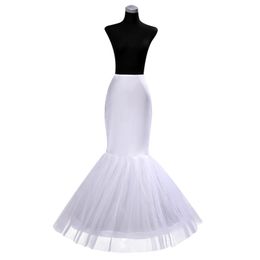 Hot billig ein Hoop Petticoat Krinoline für Mermaid Brautkleider Flounced Trompete Underskirt Mermaid Petticoat-Beleg Braut-Accessoires