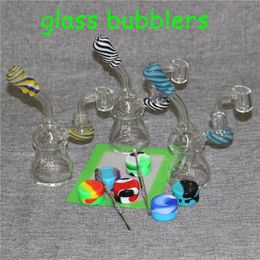 Mini Glass bubbler Glass Reclaim Catcher handmake with 14mm joint Quartz Banger nail for dab rig glass bong