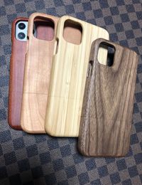 For Iphone 11/11pro/11 pro max Whole Wood Cases Two Parts High Quality CellPhone Protector Wood Cover For iphone X XR 7 8 Plus