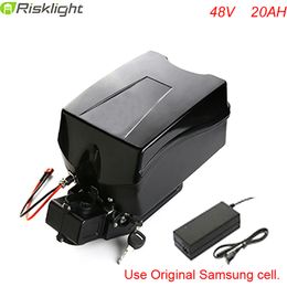 48v 1000w 20ah li ion electric bike battery 48volt 18650 battery pack with BMS for frog ebike with charger and bms