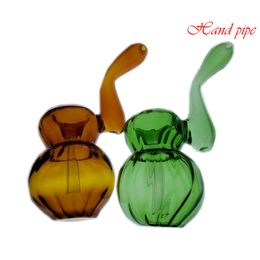 Colourful Glass Hand Pipes Cheap Pyrex Glass Tobacco Spoon Pipes Small Bowl Pipe Unique Pot Pipes Smoking Pieces