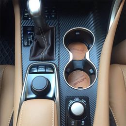 For Lexus RX300 2016-2018 Interior Central Control Panel Door Handle 3D 5D Carbon Fiber Stickers Decals Car styling Accessorie3307