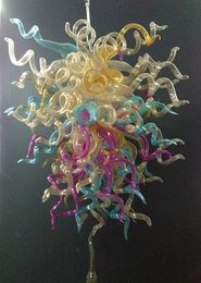 100% Mouth Blown CE UL Borosilicate Murano Glass Dale Chihuly Art Romantic Art Glass Hotel Lobby Chandelier