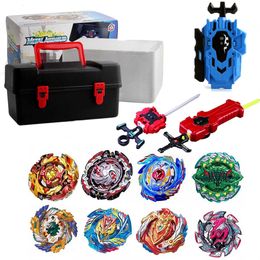 Tops Set Launchers Beyblade Toys Toupie Metal God Burst Spinning Top Bey Blade Blades Toy bay blade bables T191019