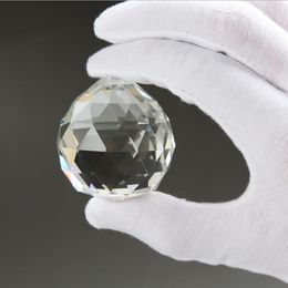 Wonderful Hanging 20mm diameter Clear Crystal Ball Sphere Prism Pendant Spacer Beads For Home Wedding Glass Lamp Chandelier Decoration