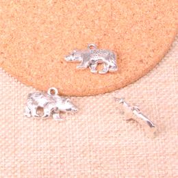 34pcs Charms bear california state flag 24*15mm Antique Making pendant fit,Vintage Tibetan Silver,DIY Handmade Jewellery