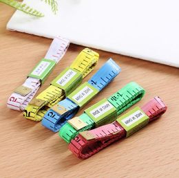 Body Tape Measure Length 150Cm Soft Ruler Sewing Tailor Measuring Ruler Tool Kids Cloth Ruler superior quality Tailoring Tape MeasuresSN2126