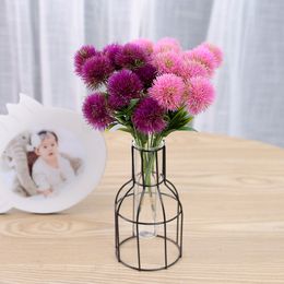 Single Stem Dandelion Artificial Flowers Dandelion Simulation Plastic Flower Wedding Decoration Length 26cm Table Centrepieces DBC BH2698