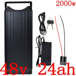 48V 1000W 1500W 2000W Ebike Battery Pack 25AH Lithium ion battery 10AH 13AH 15AH 18AH 20AH 24AH Electric Bicycle