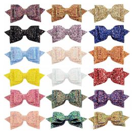 Baby Bow Hairpins Gradient Sequins Kids Barrette Messy Hair Bows Hair Clip DIY Hair Accessories 16 Colours Optional