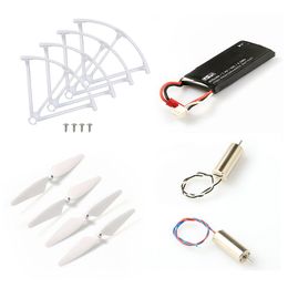 Crash Pack for Hubsan X4 H502S FPV Quadcopter ( 4pcs Propeller & 2pcs Motor & 4pcs Propeller Guard &Battery )