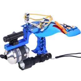 New stainless steel laser slingshot fishing slingshot compound bow can shoot archery strong sling outdoor hunting