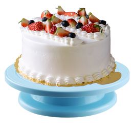 DIY Cake Turntable Baking Mold Cake Plate Rotating Round Decorating Tools Rotary Table Pastry Supplies Cake Stand245Z